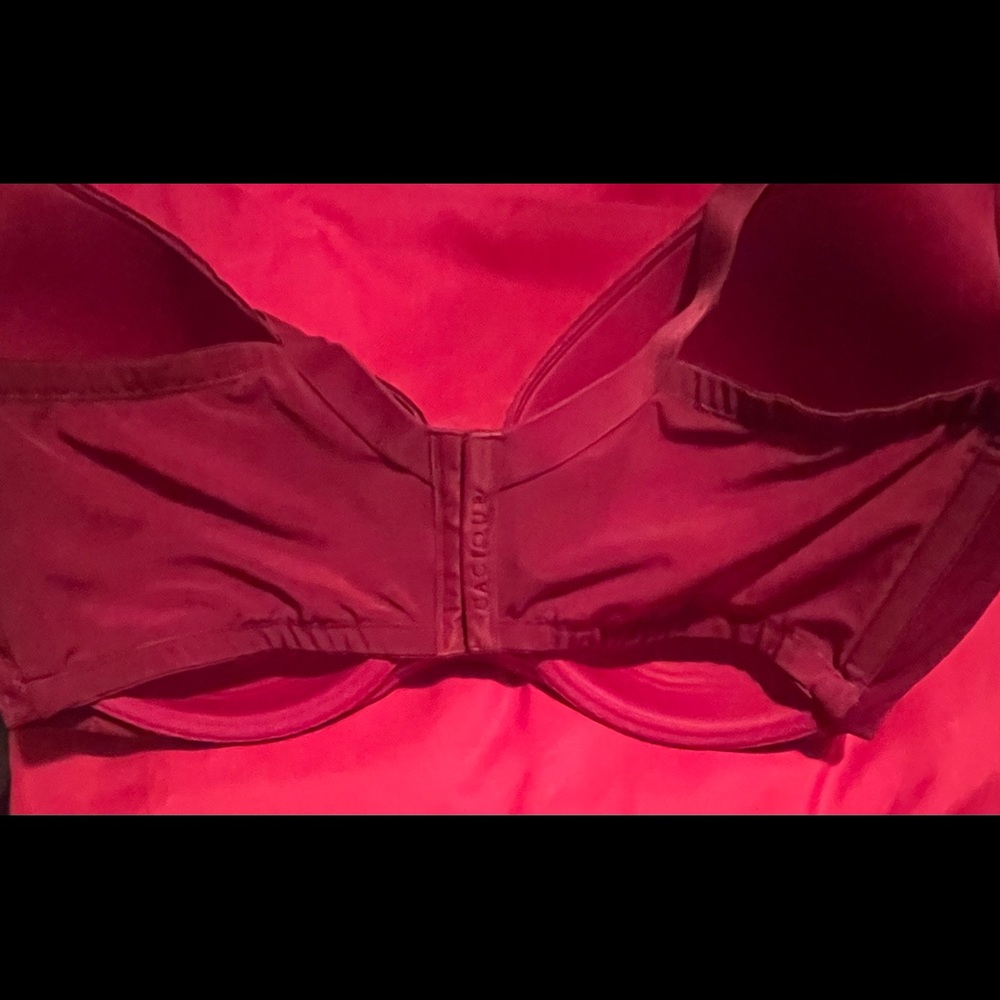 Cacique Raspberry Colored Bra - image 2